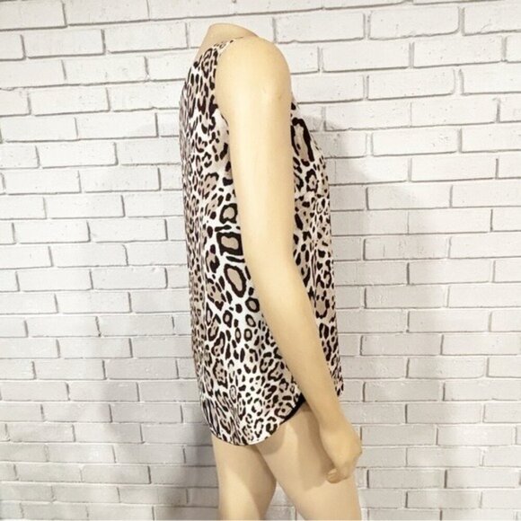 Chico’s Reversible Leopard-Mixed Print Tank - Size Medium - Picture 8 of 12